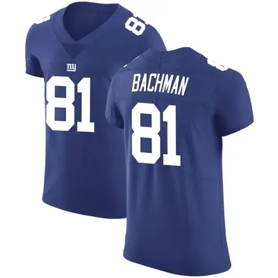 Men's Elite Alex Bachman New York Giants Royal Team Color Vapor Untouchable Jersey