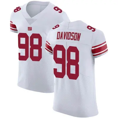 Men's Elite D.J. Davidson New York Giants White Vapor Untouchable Jersey