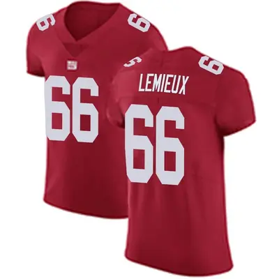 Men's Elite Shane Lemieux New York Giants Red Alternate Vapor Untouchable Jersey
