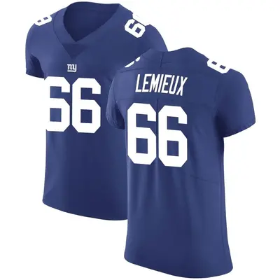 Men's Elite Shane Lemieux New York Giants Royal Team Color Vapor Untouchable Jersey