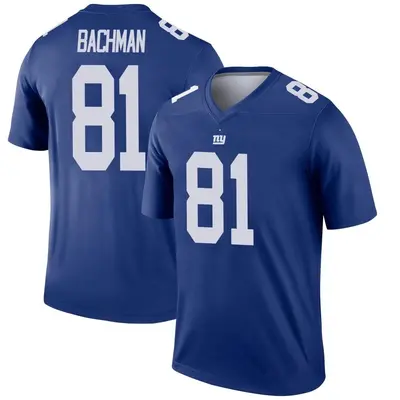 Men's Legend Alex Bachman New York Giants Royal Jersey