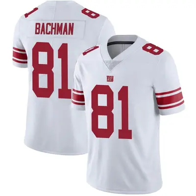 Men's Limited Alex Bachman New York Giants White Vapor Untouchable Jersey