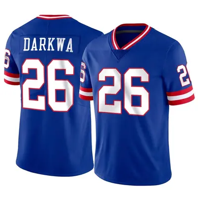 Men's Limited Orleans Darkwa New York Giants Classic Vapor Jersey