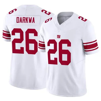 Men's Limited Orleans Darkwa New York Giants White Vapor F.U.S.E. Jersey