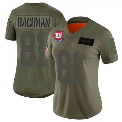 Women's Limited Alex Bachman New York Giants Camo 2019 Salute to Service Jersey