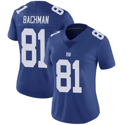 Women's Limited Alex Bachman New York Giants Royal Team Color Vapor Untouchable Jersey