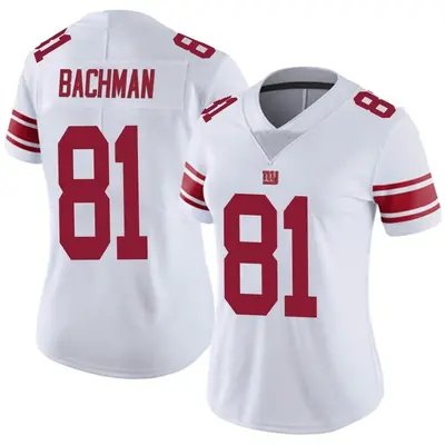 Women's Limited Alex Bachman New York Giants White Vapor Untouchable Jersey