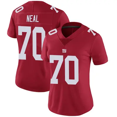 Women's Limited Evan Neal New York Giants Red Alternate Vapor Untouchable Jersey