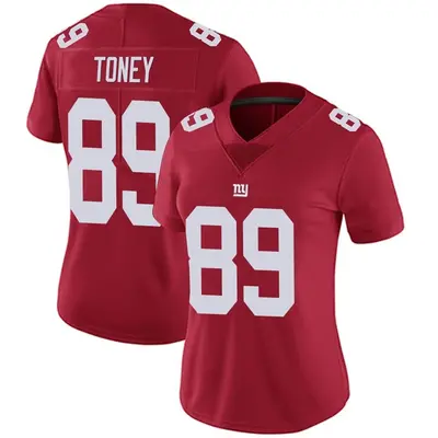 Women's Limited Kadarius Toney New York Giants Red Alternate Vapor Untouchable Jersey