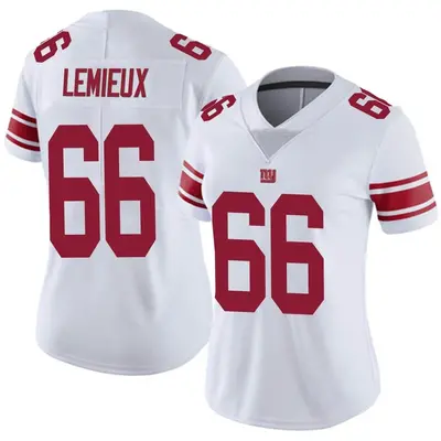 Women's Limited Shane Lemieux New York Giants White Vapor Untouchable Jersey