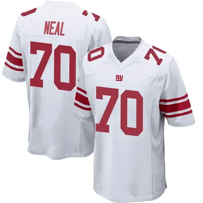 Youth Game Evan Neal New York Giants White Jersey