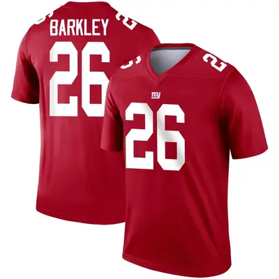 Youth Legend Saquon Barkley New York Giants Red Inverted Jersey