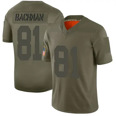 Youth Limited Alex Bachman New York Giants Camo 2019 Salute to Service Jersey