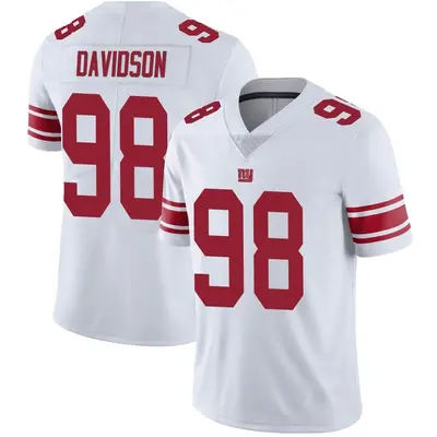 Youth Limited D.J. Davidson New York Giants White Vapor Untouchable Jersey