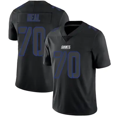Youth Limited Evan Neal New York Giants Black Impact Jersey